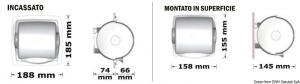 Porta rotolo carta igienica OCEANAIR DryRoll